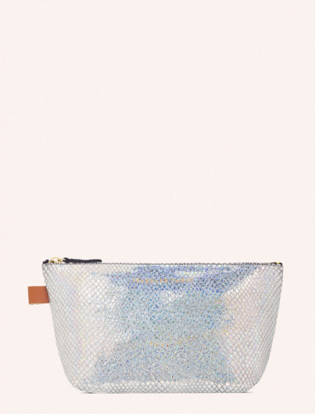 Trousse Lencil Facette Argent