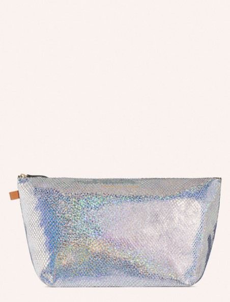 Trousse Pilow Facette Argent