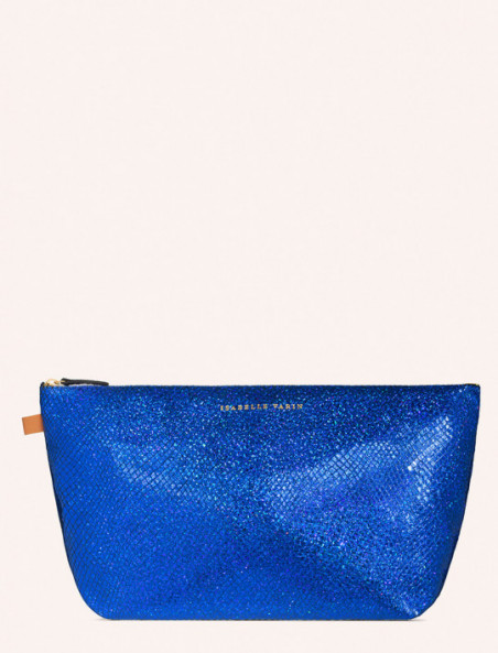 Trousse Pilow Facette Bleu